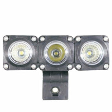 3 Faros LED Cuadrados para Jeep RZR Todoterreno Lumen ATV-5013 2 Flood + 1 Spot 10 Watts 6000k - Audioshop México lo mejor en Car Audio en México -  Lumen